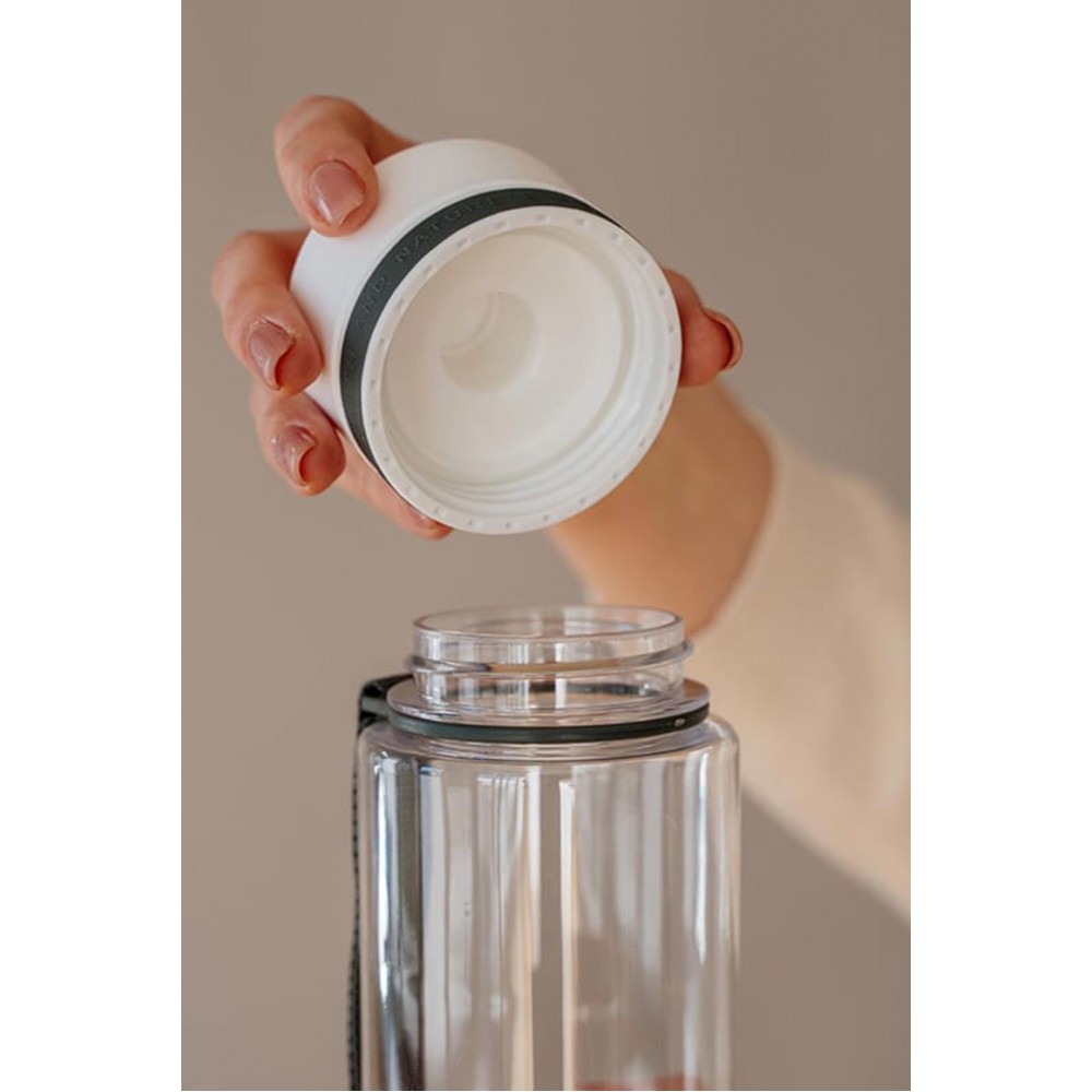 Equa - Plain White BPA free bottle - 600ml