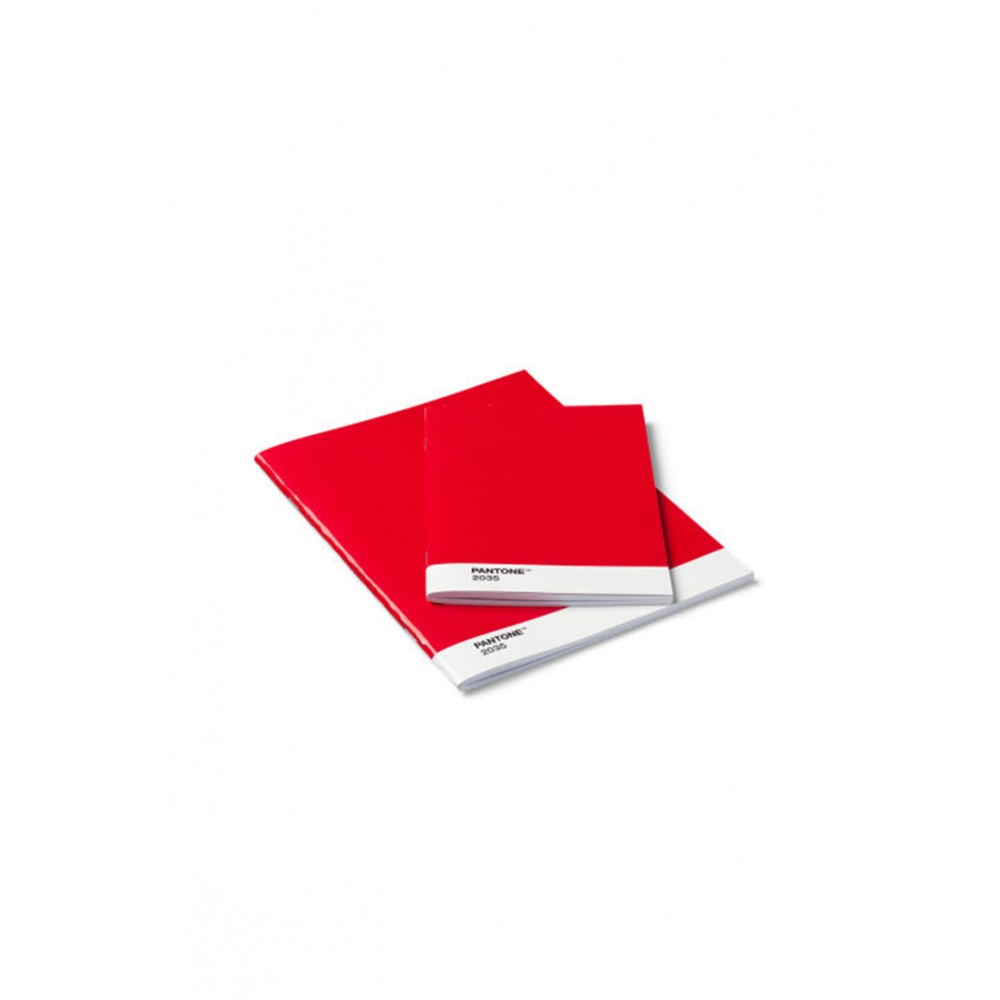 Pantone - Σετ 2 Τετραδίων - Κόκκινο