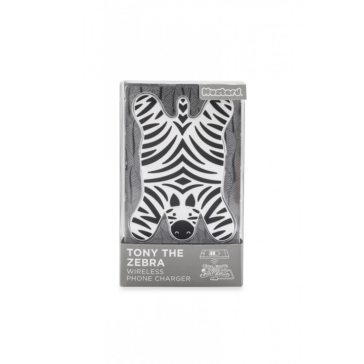 Mustard -  Wireless Φορτιστής Smartphone - Zebra