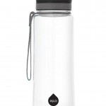 Equa - Plain Black BPA free bottle - 600ml