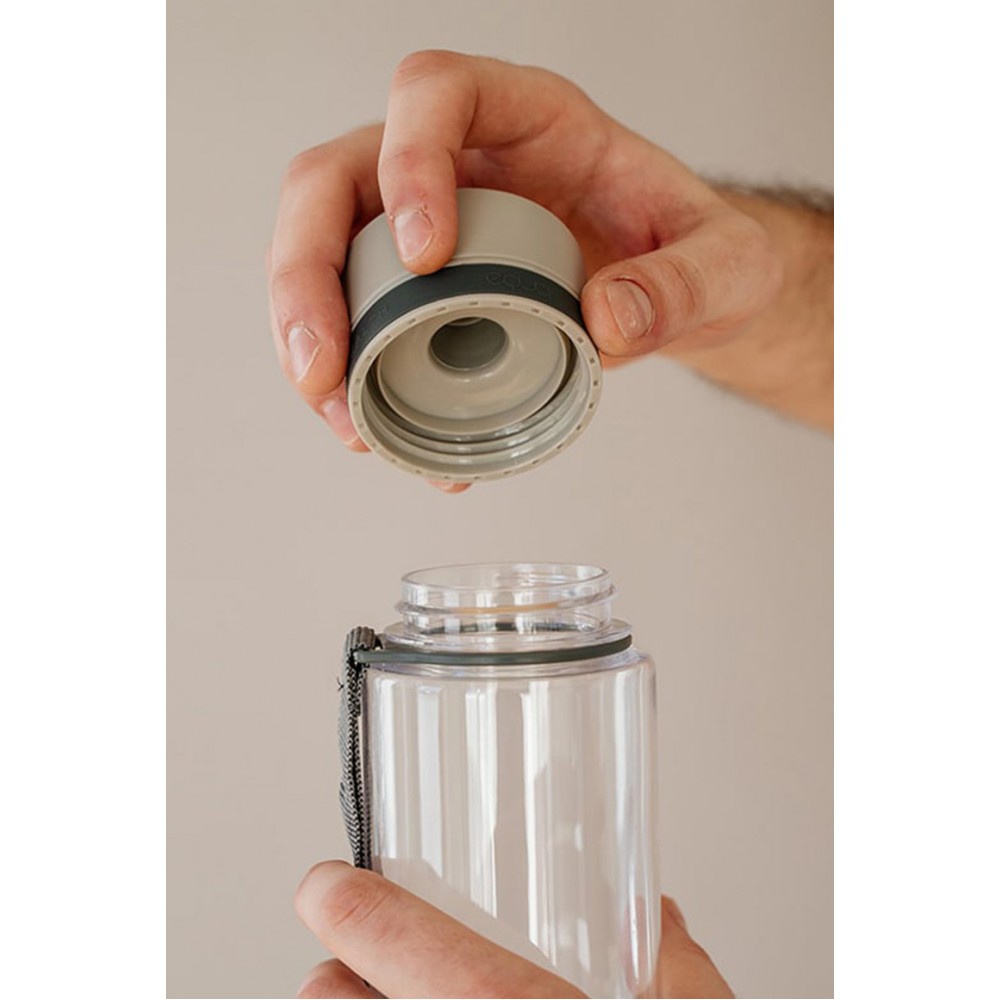 Equa - Plain Grey BPA free bottle - 600ml