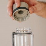 Equa - Plain Grey BPA free bottle - 600ml