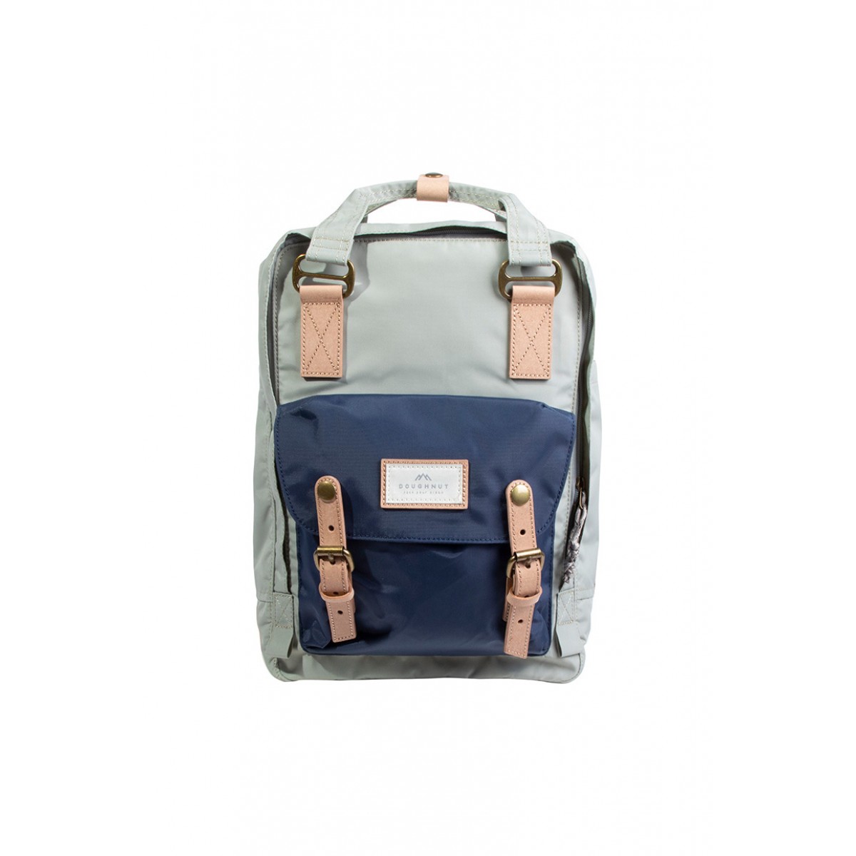 Doughnut Macaroon Jungle Series / Light Grey X Navy - Backpack - 28cm x 11cm x 38cm / 16L