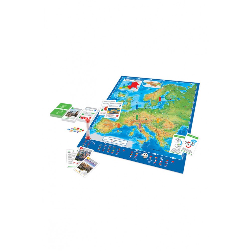 Desyllas Επιτραπέζιο Παιχνίδι - Ταξιδεύοντας Στην Ευρώπη - 41 × 27.5 × 5.5 cm