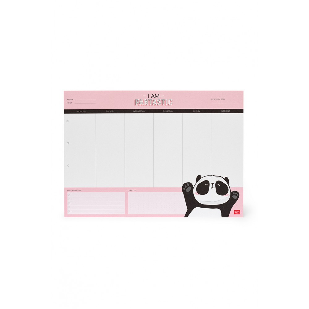 Legami - Εβδομαδιαίο Πλάνο Γραφείου Panda - 34 x 24 cm