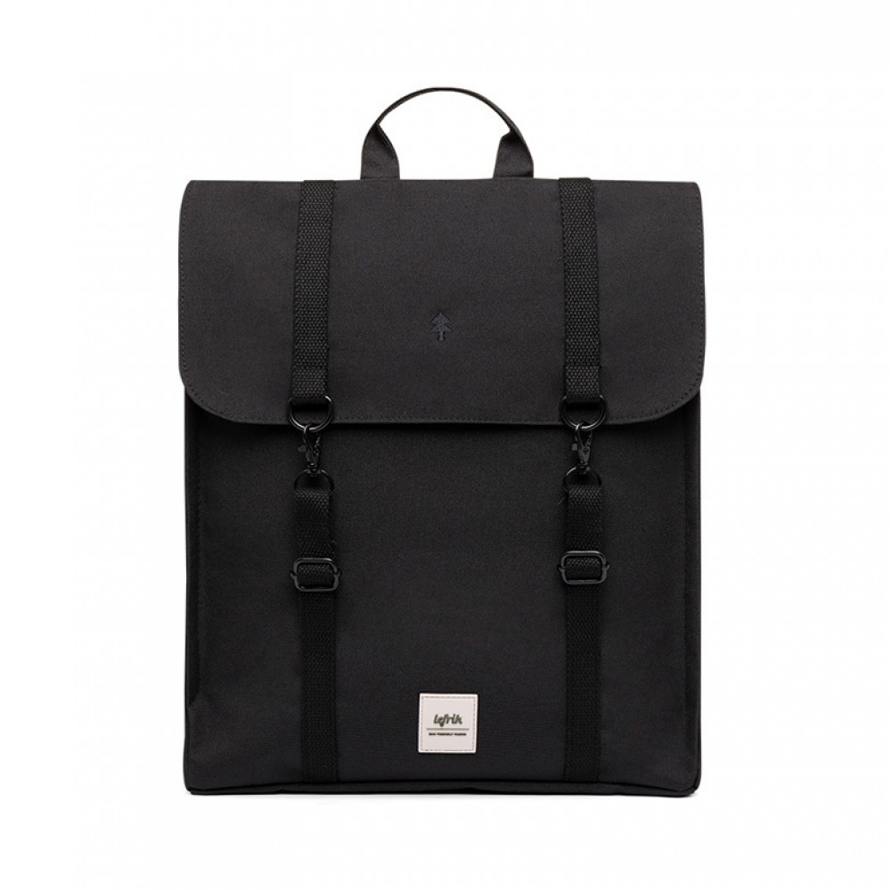 Lefrik - Backpack Handy Metal Hook Black - 40 x 30 x 10 cm / 12 L