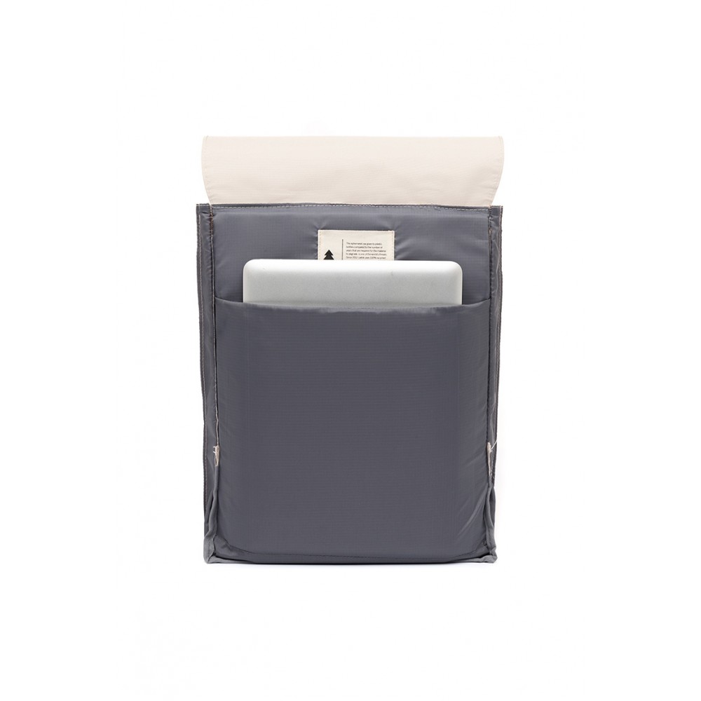 Lefrik - Backpack Handy Metal Ecru - 40 x 30 x 10 cm / 12L