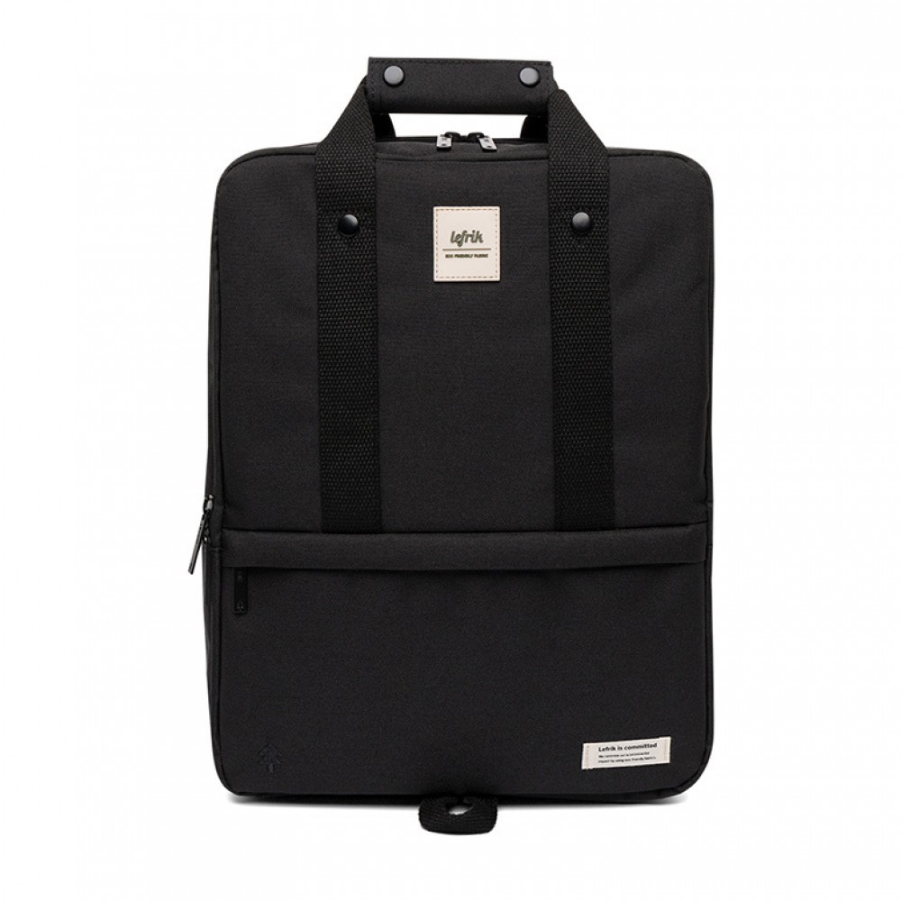 Lefrik - Backpack Daily Smart Black - 30 x 25 x 10 cm / 8L