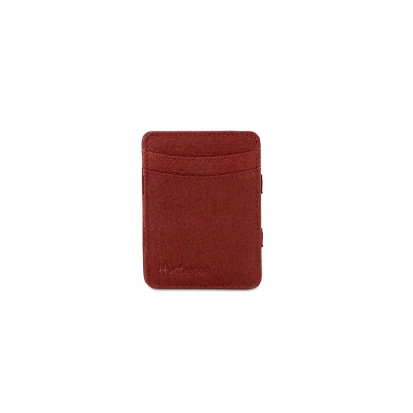 Hunterson Magic Wallet - Vegan Πορτοφόλι με RFID - Κόκκινο Μούρο (Mulberry)