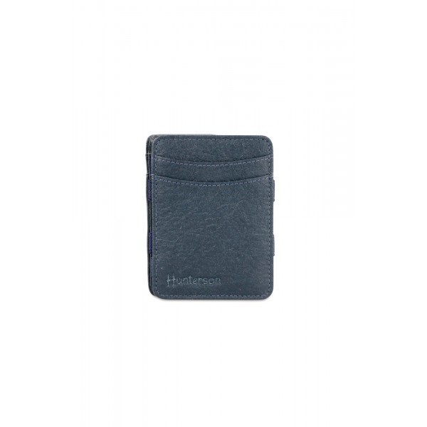 Hunterson Magic Coin Wallet - Vegan Πορτοφόλι με RFID - Navy Μπλε (Marine)