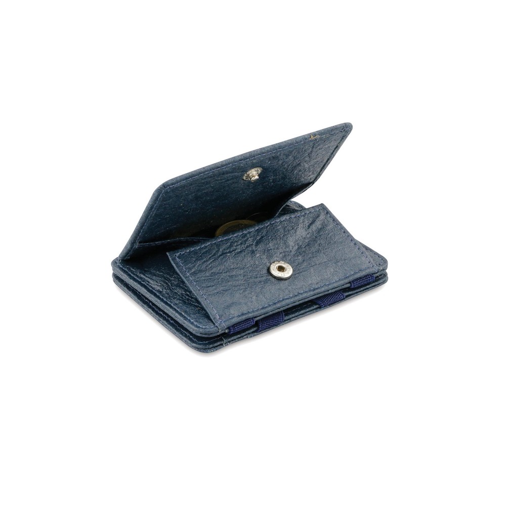 Hunterson Magic Coin Wallet - Vegan Πορτοφόλι με RFID - Navy Μπλε (Marine)