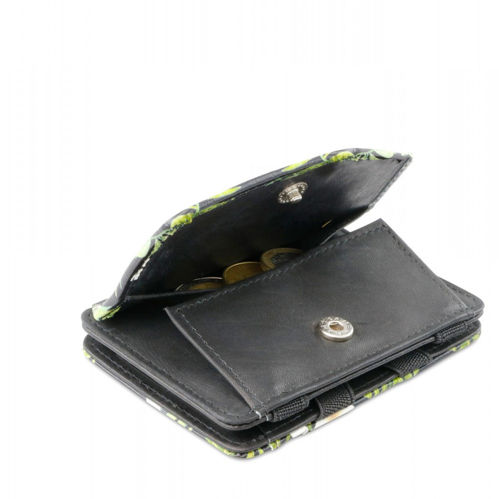 Hunterson Magic Coin Wallet - Δερμάτινο Πορτοφόλι με RFID - Toucan Print